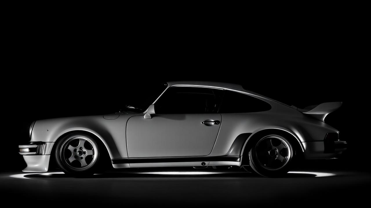 Side profile of a modified car